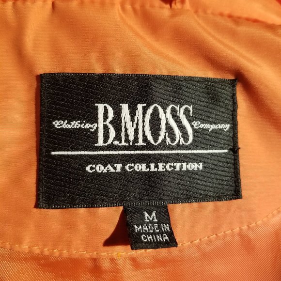 Orange peach, metalic sheen parka fur/feathe light - Picture 9 of 11